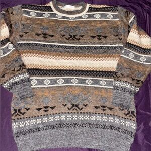 🔥RARE Vintage 90’s St. Michael from Marks & Spencer LG Alpaca Wool Knit Sweater